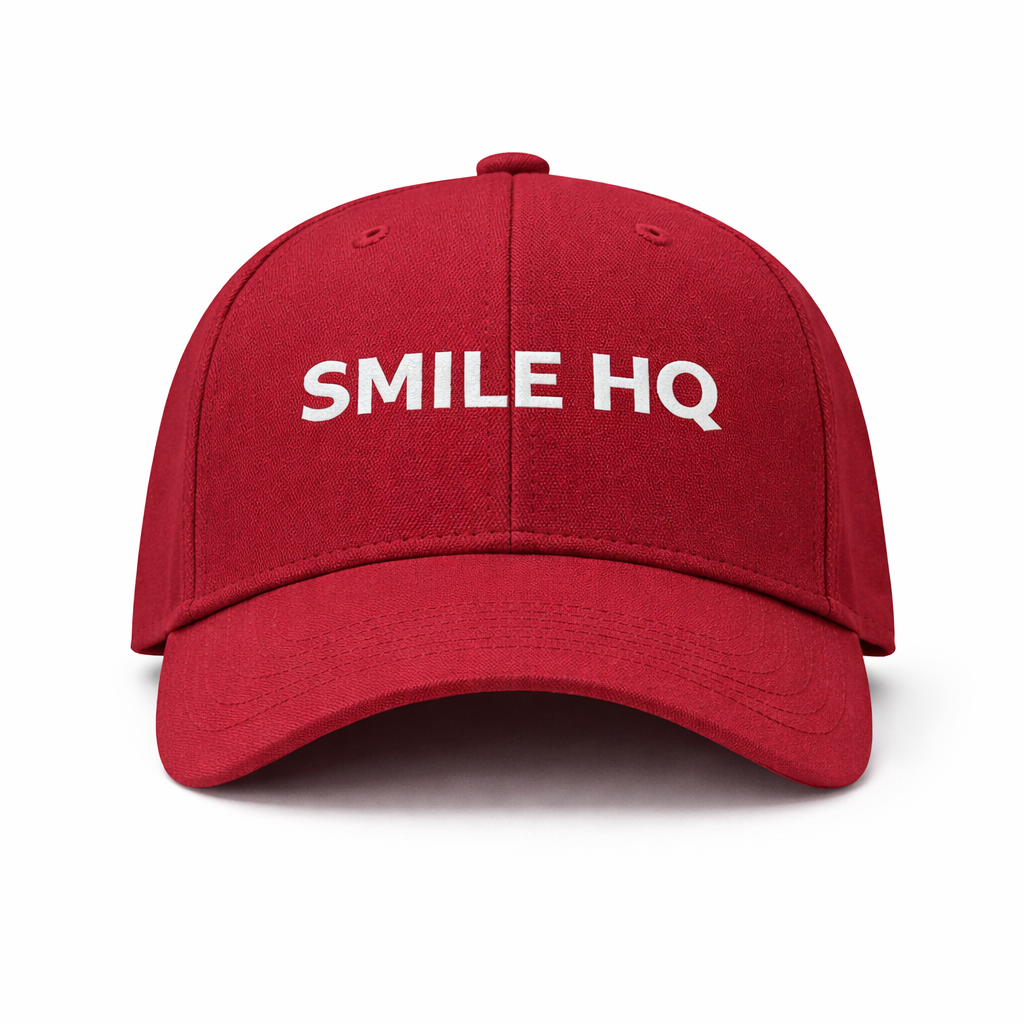 SMILE HQ  BASEBALL CAP WITH LOGO - 11 COLORS AVAILABLE