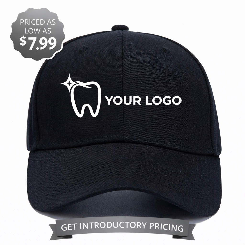 SMILE HQ  BASEBALL CAP WITH  YOUR LOGO - 11 COLORS AVAILABLE