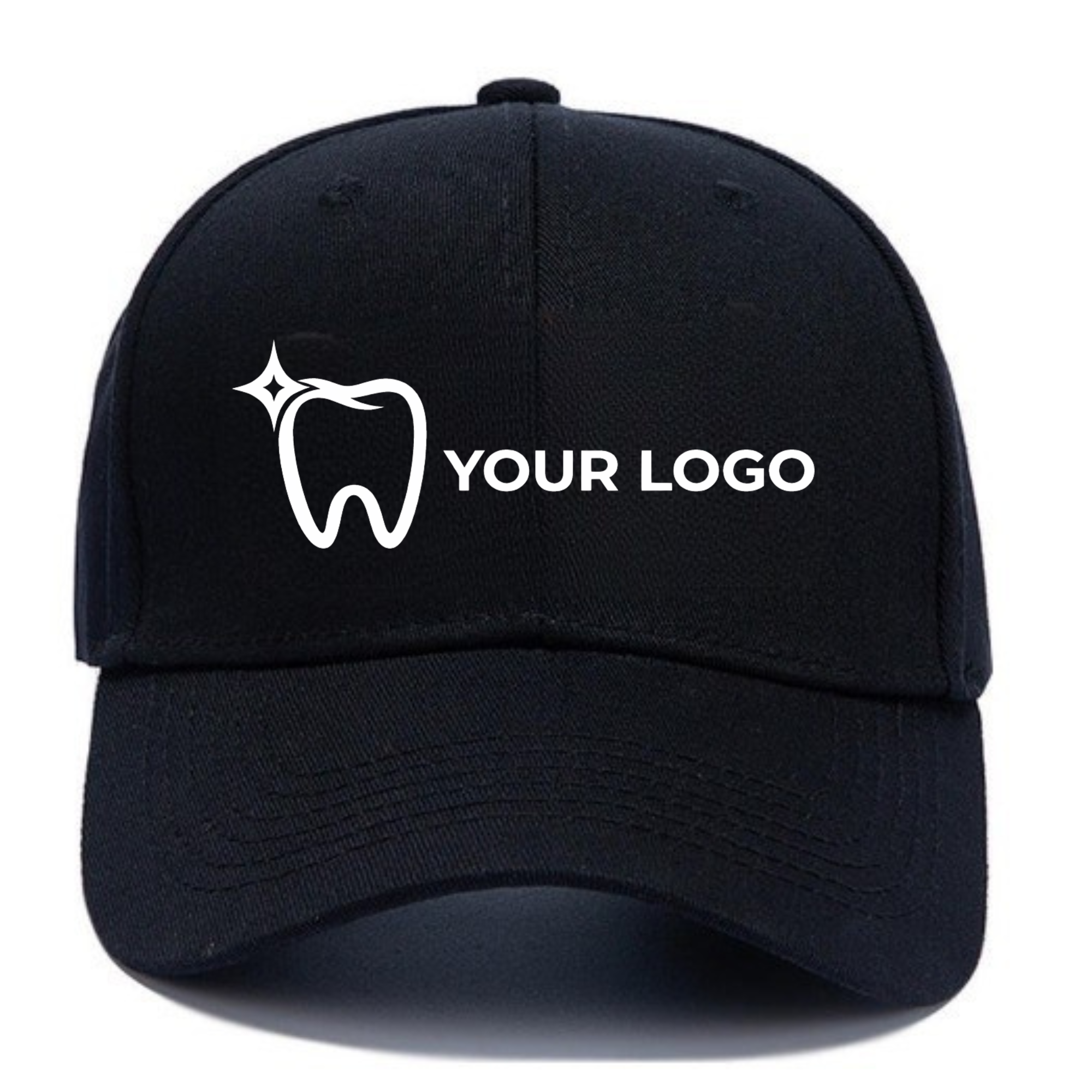 SMILE HQ  BASEBALL CAP WITH  YOUR LOGO - 11 COLORS AVAILABLE