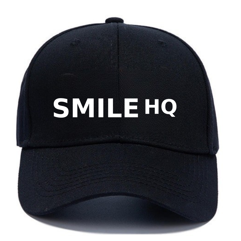 SMILE HQ  BASEBALL CAP WITH  YOUR LOGO - 11 COLORS AVAILABLE