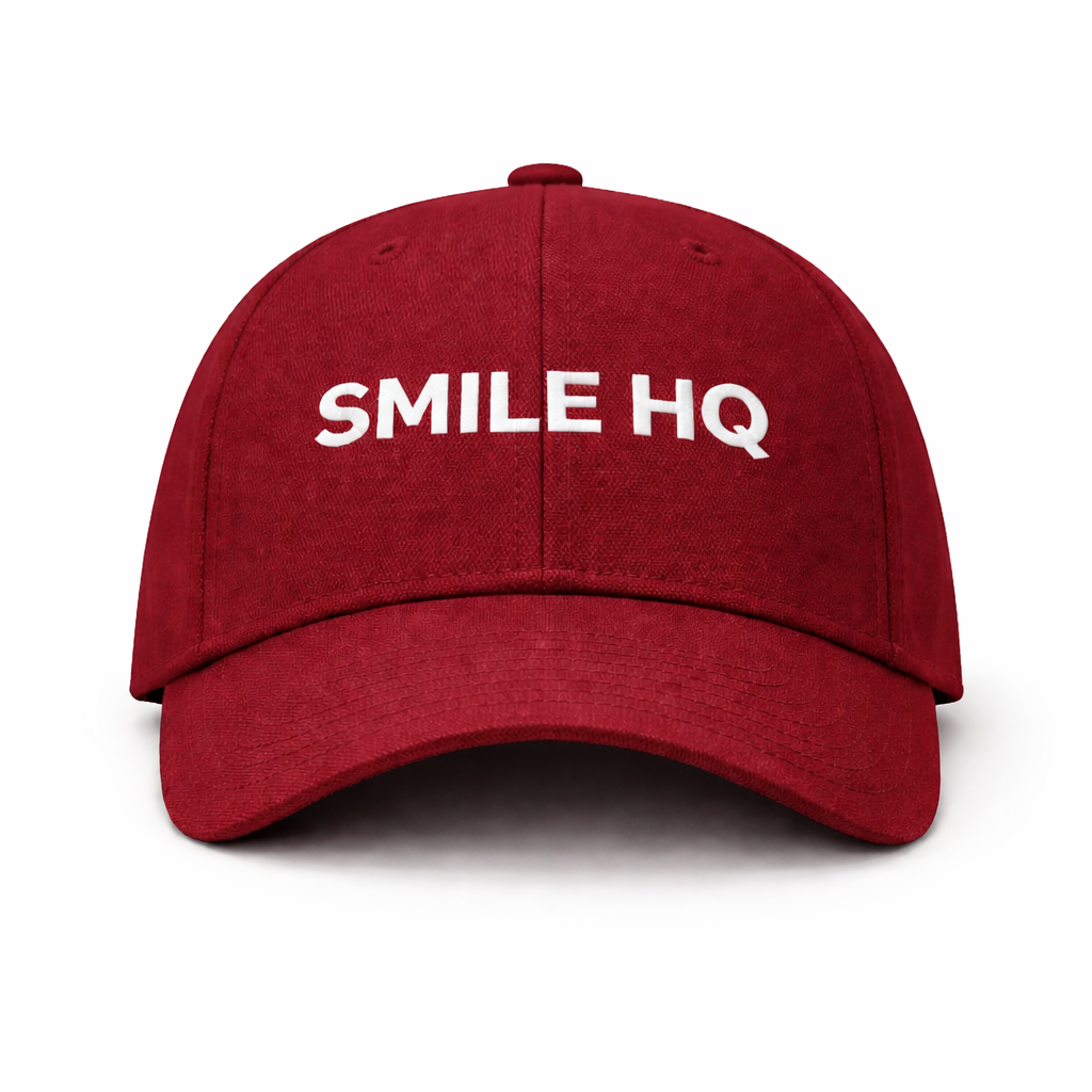 SMILE HQ  BASEBALL CAP WITH  YOUR LOGO - 11 COLORS AVAILABLE