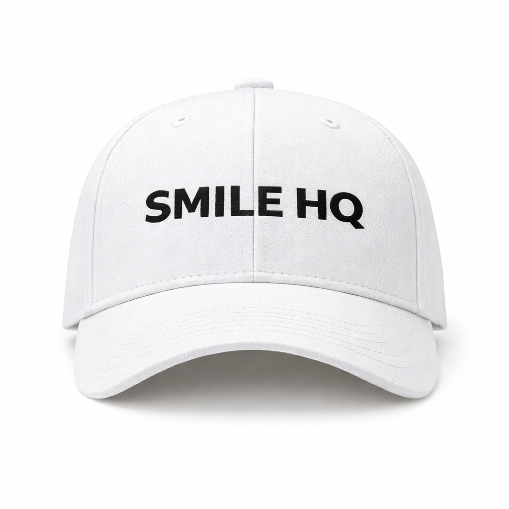 SMILE HQ  BASEBALL CAP WITH  YOUR LOGO - 11 COLORS AVAILABLE