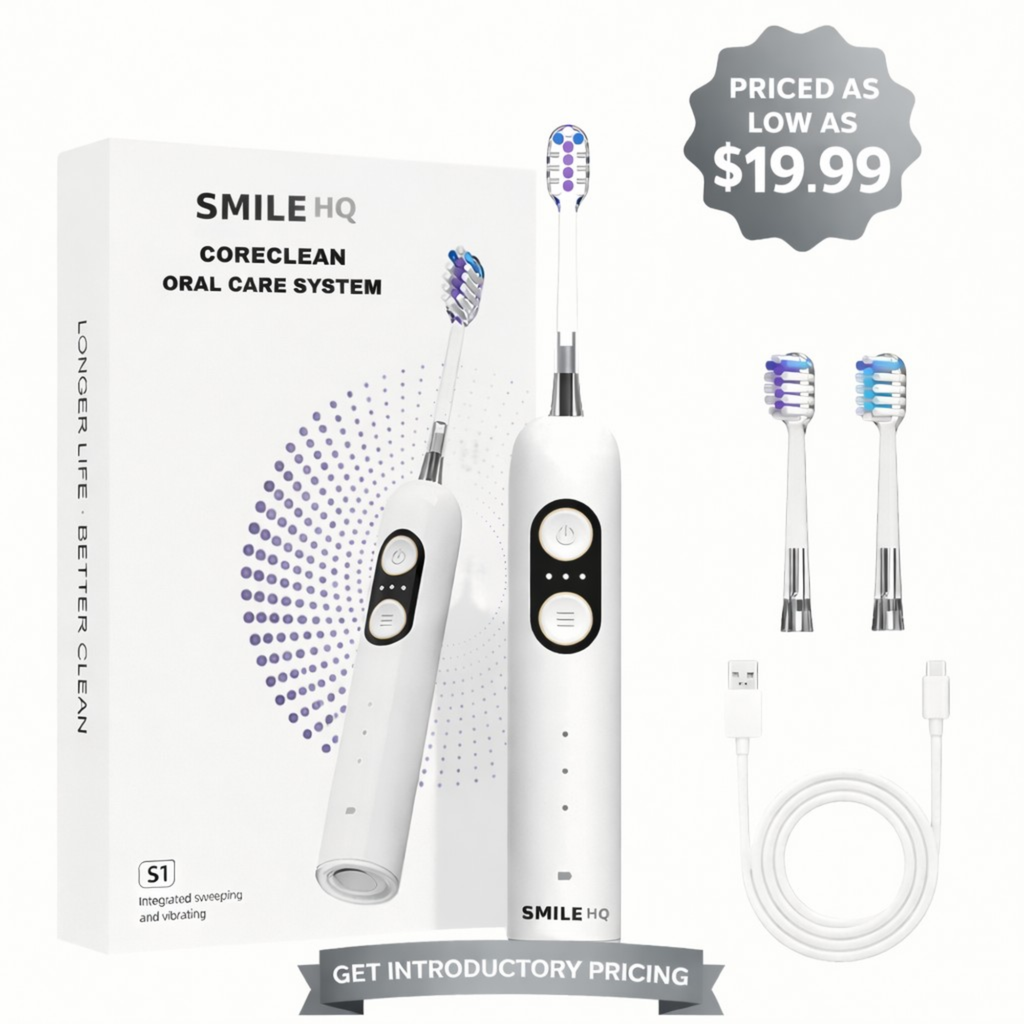 SMILE HQ S1 CORECLEAN ORAL CARE SYSTEM= 1000 UNITS WITH 2 COLOR LOGO
